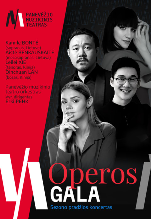 Pirkti bilietus PMT | Sezono atidarymo koncertas OPEROS GALA Panevėžys, Panevėžio muzikinis teatras Rugsėjis 02