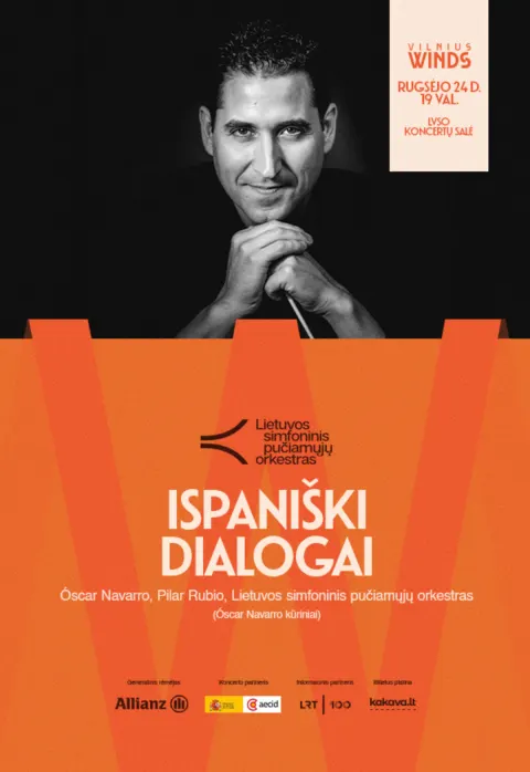Pirkti bilietus ISPANIŠKI DIALOGAI: Óscar Navarro, Pilar Rubio, Lietuvos simfoninis pučiamųjų orkestras | VILNIUS WINDS Vilnius, LVSO koncertų salė Rugsėjis 24