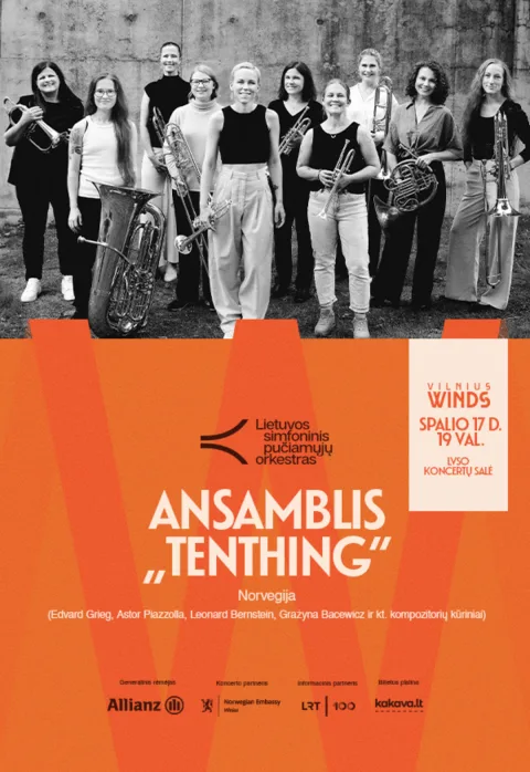 Pirkti bilietus ANSAMBLIS „TENTHING“ (NORVEGIJA) | VILNIUS WINDS Vilnius, LVSO koncertų salė Spalis 17