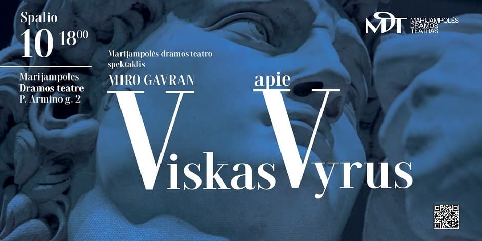Pirkti bilietus 2026-10-10 │Spektaklis „VISKAS APIE VYRUS“ │Dramos teatras Marijampolė, Marijampolės dramos teatras Spalis 10