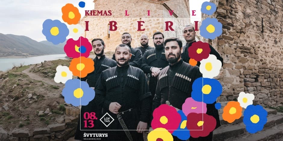 Pirkti bilietus Kiemas LIVE: Iberi Vilnius, Menų fabrikas LOFTAS Rugpjūtis 13