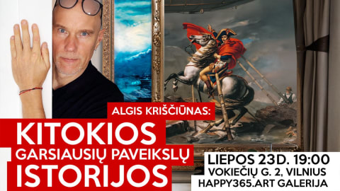 Pirkti bilietus Kitokios garsiausių paveikslų istorijos Vilnius, Happy365.art meno galerija Liepa 23