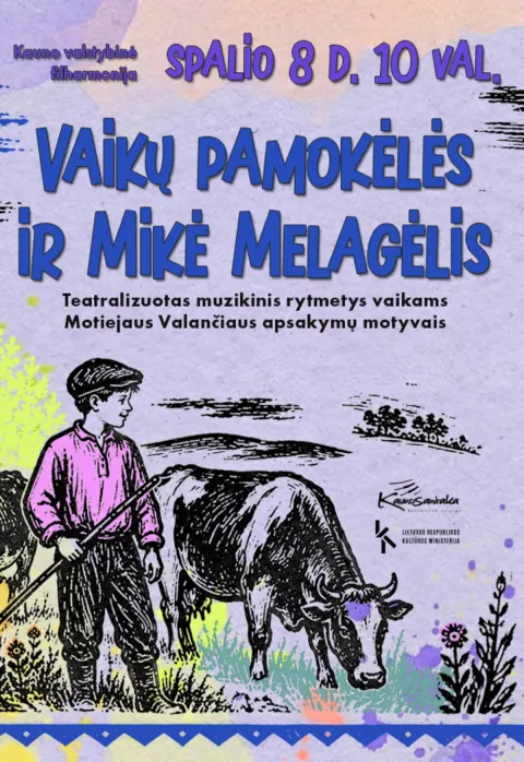 Pirkti bilietus Mikė Melagėlis ir gyvosios pasakos Kaunas, Kauno valstybinė filharmonija Spalis 08