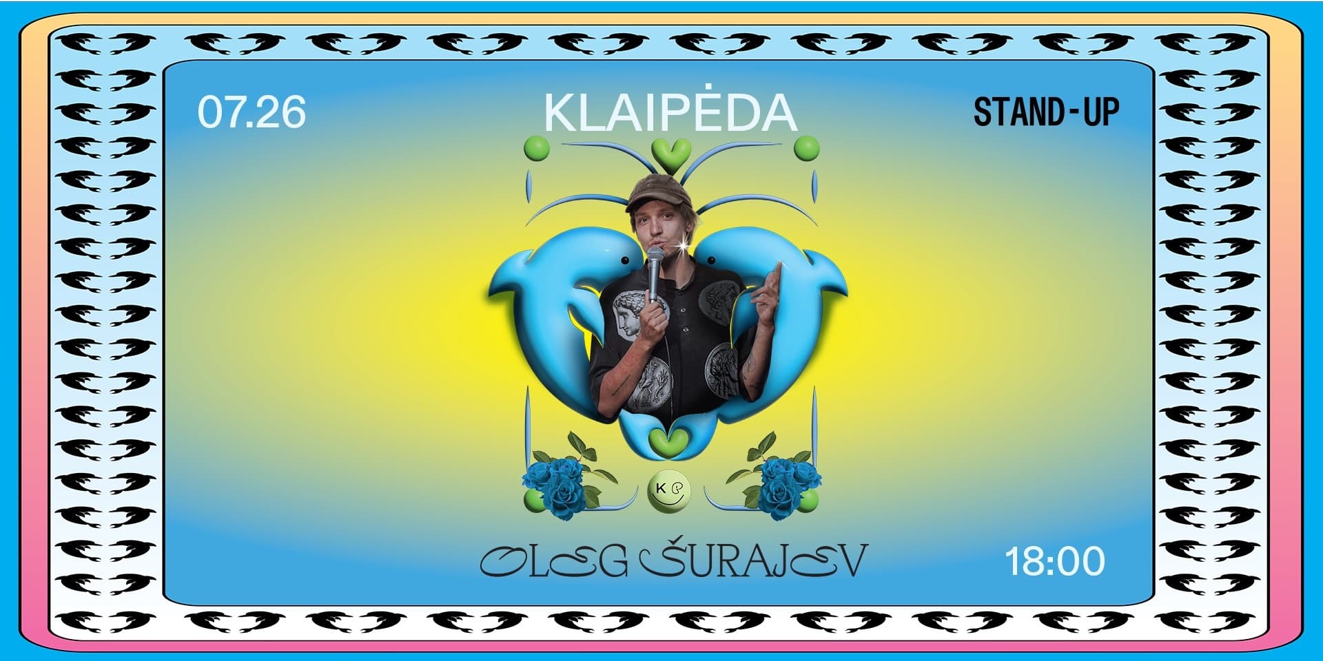 Pirkti bilietus OLEG SURAJEV STAND UP ŠOU KLAIPĖDA 07.26 Klaipėda, Baras Rasãlas Liepa 26