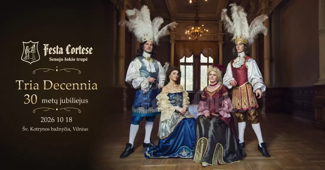 Pirkti bilietus Tria Decennia Vilnius, Šv. Kotrynos bažnyčia Spalis 18