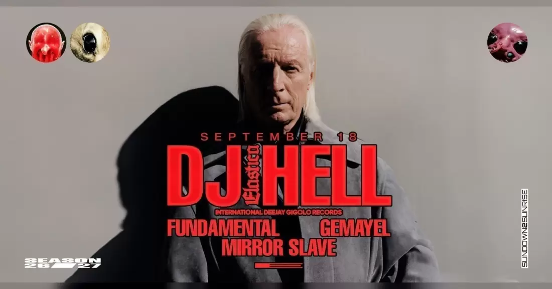 Pirkti bilietus ELASTICA: DJ HELL ❚ FUNDAMENTAL ❚ GEMAYEL ❚ MIRROR SLAVE Vilnius, Elastica Rugsėjis 18-19