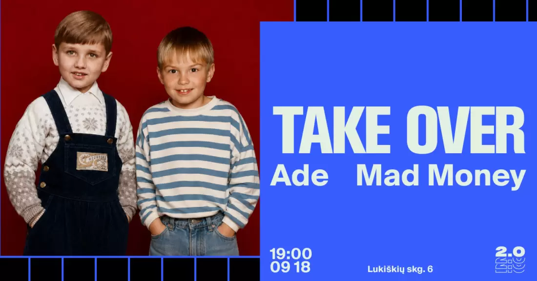 Pirkti bilietus Take Over: Ade x Mad Money - Lukiškių kalėjimas 2.0 Vilnius, Lukiškių kalėjimas 2.0 Rugsėjis 18