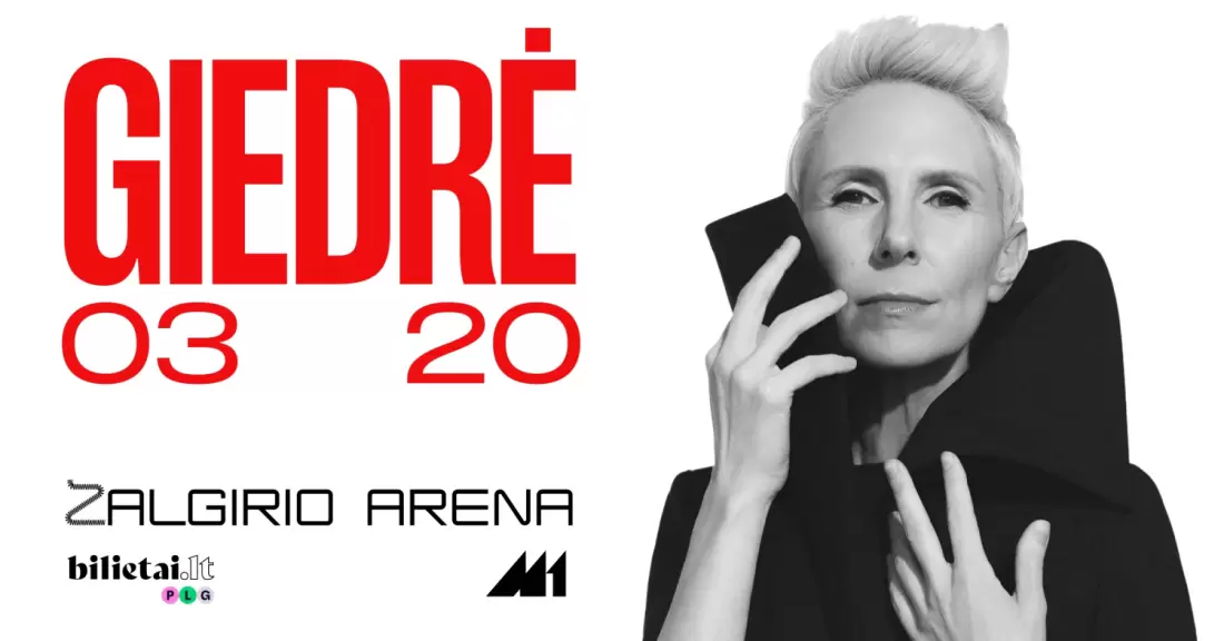 Pirkti bilietus GIEDRĖ | Žalgirio arena | Kaunas Kaunas, Kauno Žalgirio arena 2027 Kovas 20