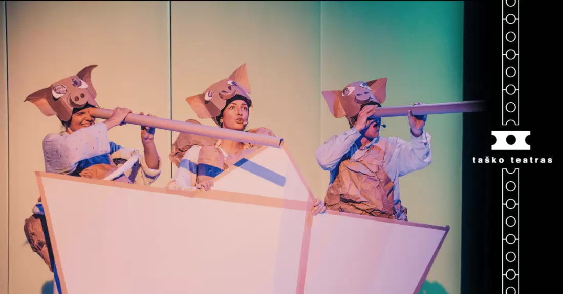 Pirkti bilietus Spektaklis-žaidimas TRYS PARŠIUKAI | rež. T. Montrimas | Taško teatras (Kaišiadorys) Kaišiadorys, Kaišiadorių kultūros centras Rugsėjis 30
