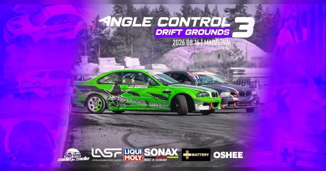 Pirkti bilietus DRIFT GROUNDS 3 Madžiūnai, Drift Park Madžiūnai Rugpjūtis 16