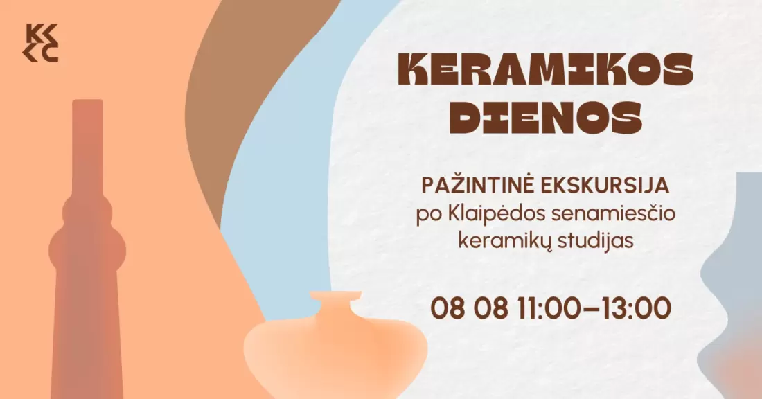Pirkti bilietus KERAMIKOS DIENOS. Pažintinė ekskursija po Klaipėdos senamiesčio keramikių studijas Klaipėda, KKKC Parodų rūmai Rugpjūtis 08