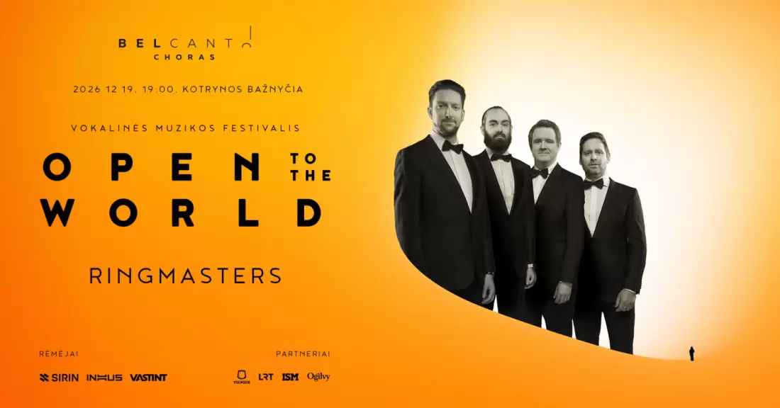 Pirkti bilietus Open To The World '26: Kalėdos su Ringmasters Vilnius, Šv. Kotrynos bažnyčia Gruodis 19