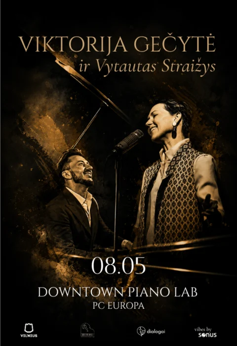 Pirkti bilietus VIKTORIJA GEČYTĖ ir VYTAUTAS STRAIŽYS Vilnius, Downtown Piano Lab Rugpjūtis 05