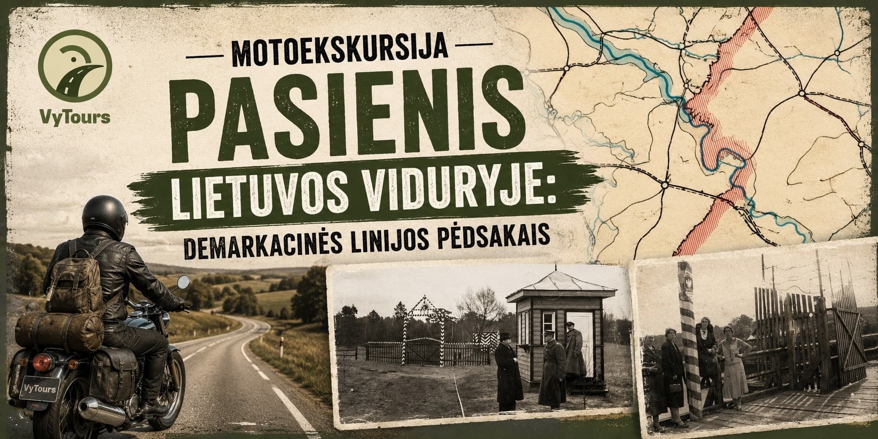 Pirkti bilietus Motoekskursija „Pasienis Lietuvos viduryje: demarkacinės linijos pėdsakais“ Vilnius, Savanorių prospektas 225 Rugpjūtis 02