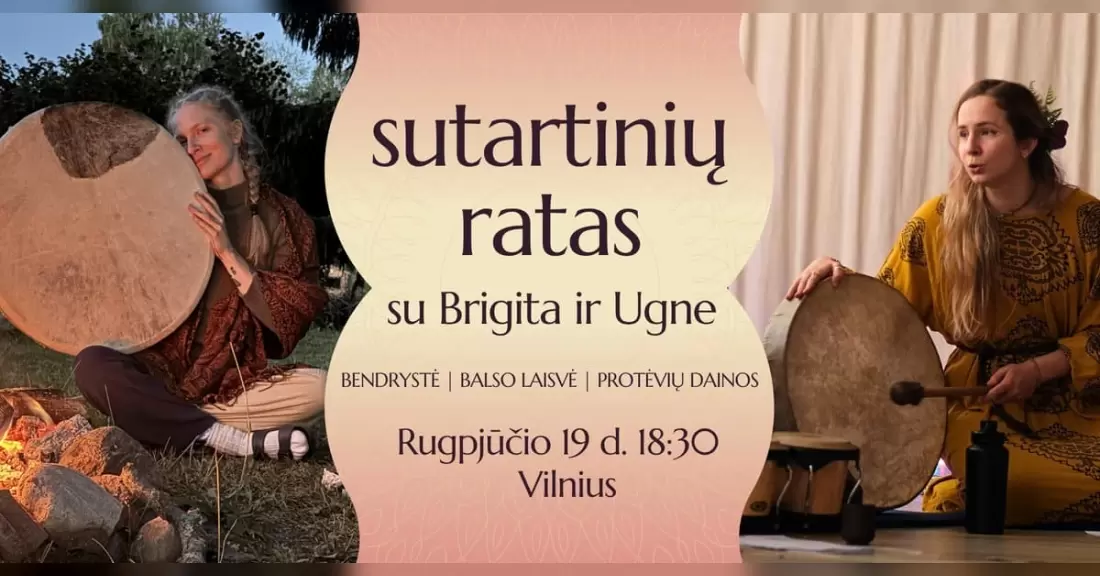 Pirkti bilietus Sutartinių ratas su Brigita ir Ugne Vilnius, Vingio parko grybas Rugpjūtis 19