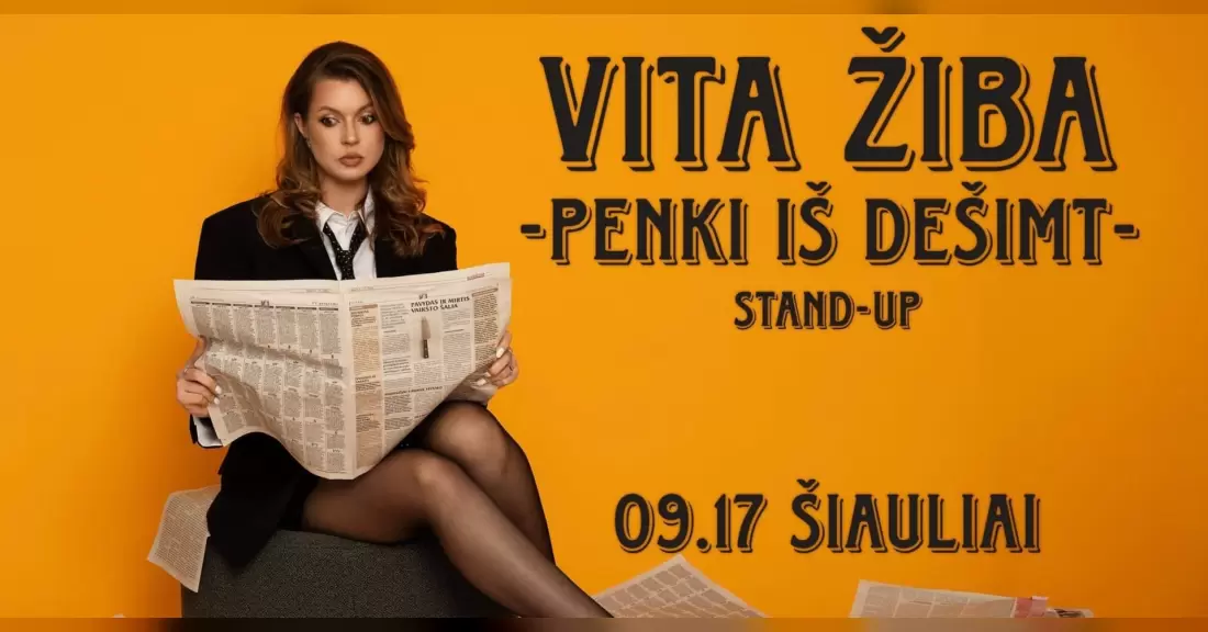 Pirkti bilietus ŠIAULIAI | VITA ŽIBA STAND-UP 