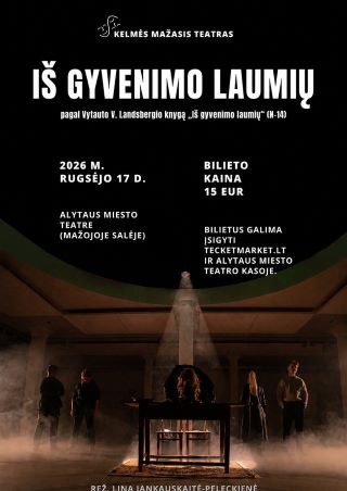 Pirkti bilietus Premjera „Iš gyvenimo laumių“ Alytus, Alytaus miesto teatras (mažoji salė) Rugsėjis 17