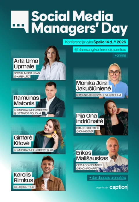 Pirkti bilietus Social Media Managers' Day Vilnius, Samsung Konferencijų Centras Spalis 14