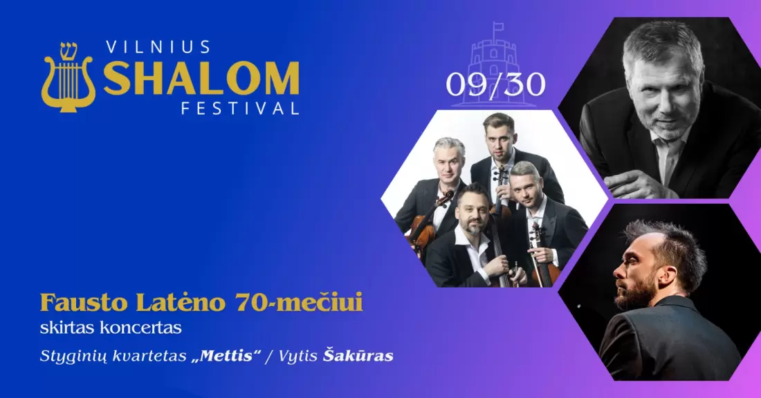 Pirkti bilietus Fausto Latėno 70-mečiui skirtas koncertas | Vilnius Shalom Festival Vilnius, Vilniaus Rotušė Rugsėjis 30