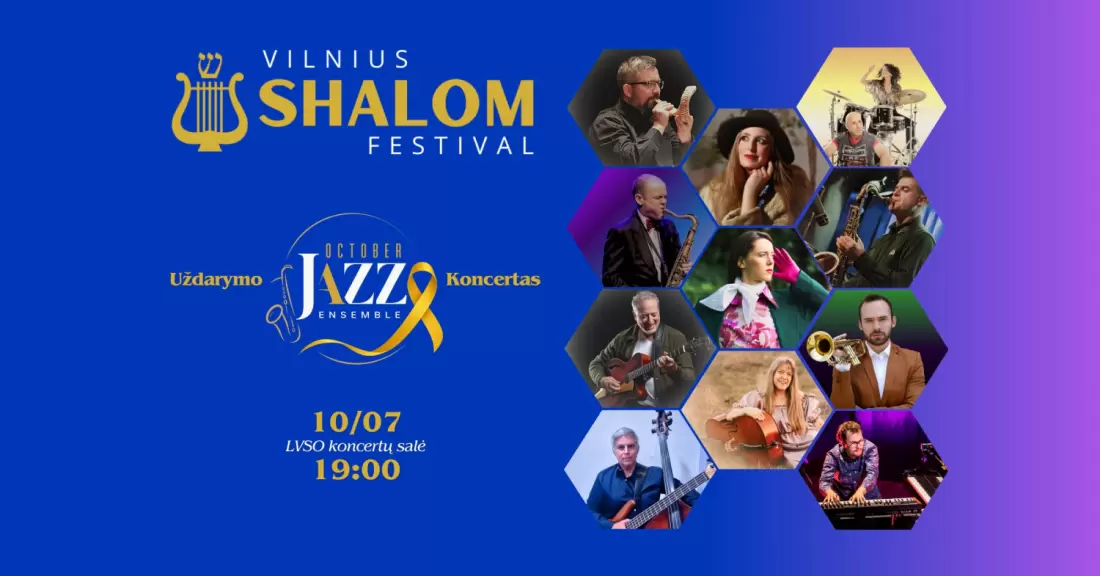 Pirkti bilietus Vilnius Shalom Festival 2026 uždarymo koncertas Vilnius, LVSO koncertų salė Spalis 07