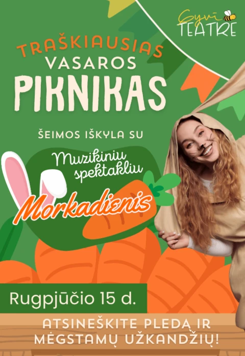Pirkti bilietus Traškiausias vasaros piknikas VDU Botanikos sode | Muzikinis spektaklis 