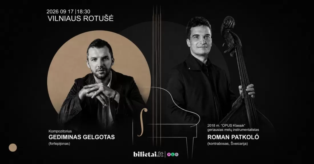 Pirkti bilietus DUO: Gelgotas | Patkoló Vilnius, Vilniaus Rotušė Rugsėjis 17