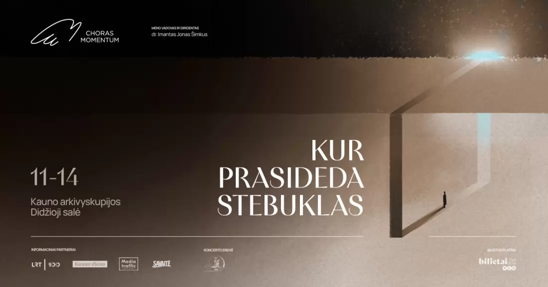 Pirkti bilietus Kur prasideda stebuklas | Kaunas Kaunas, Kauno arkivyskupijos Didžioji salė Lapkritis 14