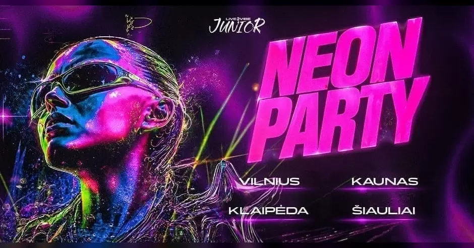 Pirkti bilietus Moksleivių NEON PARTY! Kaunas Kaunas, Laisvės al. 93 Rugpjūtis 13