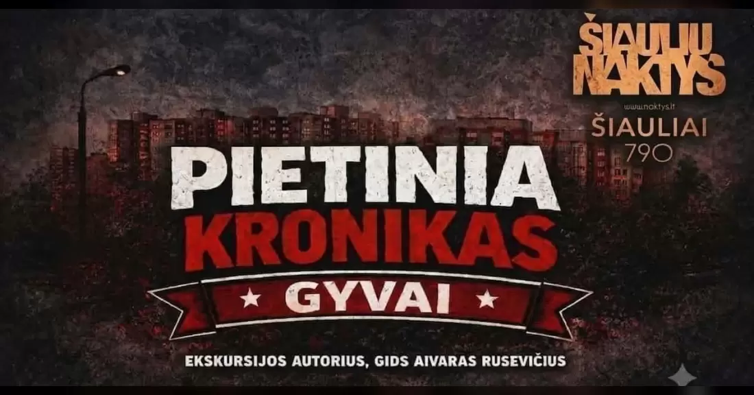 Pirkti bilietus ŠIAULIŲ NAKTYS - NAKTINĖ EKSKURSIJA AUTOBUSU „PIETINIA KRONIKAS GYVAI