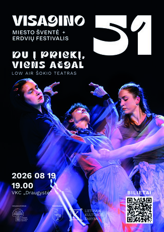 Pirkti bilietus Du į priekį, viens atgal | Low Air | Visagino erdvių festivalis 2026 Visaginas, VKC Draugystė kino salė Rugpjūtis 19