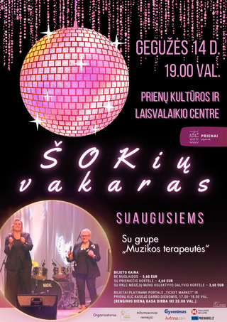 Pirkti bilietus Šokių vakaras suaugusiems Vilnius, DOMINO teatras Gegužė 14
