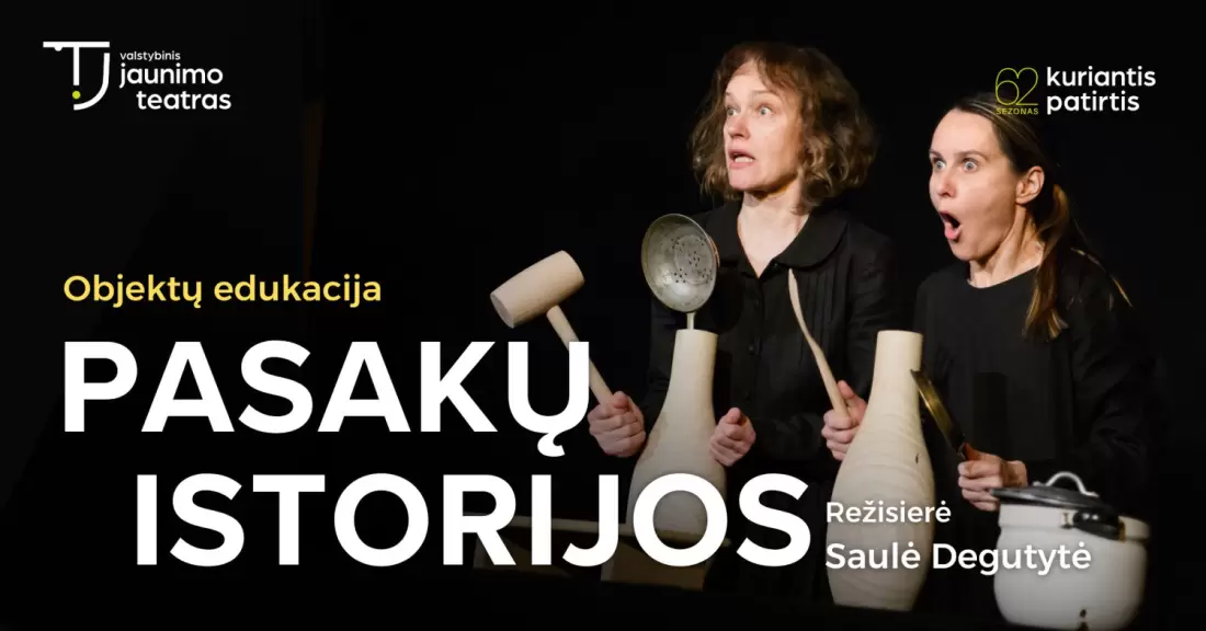 Pirkti bilietus Objektų edukacija PASAKŲ ISTORIJOS. Rež. Saulė Degutytė | Alytus Alytus, Alytaus miesto teatras Spalis 13