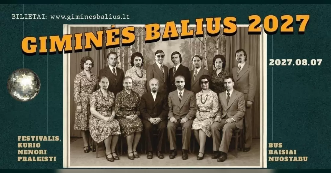 Pirkti bilietus GIMINĖS BALIUS 2027 Prienų r., Guosta 2027 Rugpjūtis 07-08