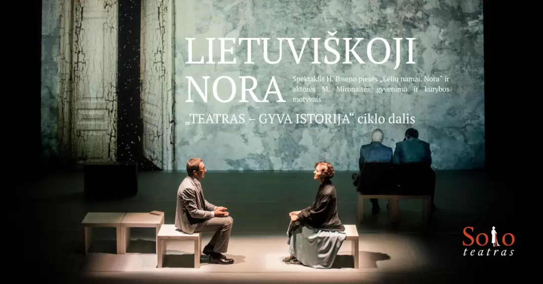 Pirkti bilietus LIETUVIŠKOJI NORA | Monikos Mironaitės gyvenimo ir kūrybos motyvais | TEATRAS GYVA ISTORIJA (Solo Teatras) Vilnius, Lietuvos teatro, muzikos ir kino muziejus Lapkritis 04