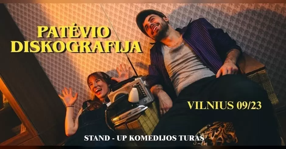 Pirkti bilietus PATĖVIO DISKOGRAFIJA | Stand Up Pasirodymas | VILNIUS Vilnius, K2 Comedy Club Rugsėjis 23