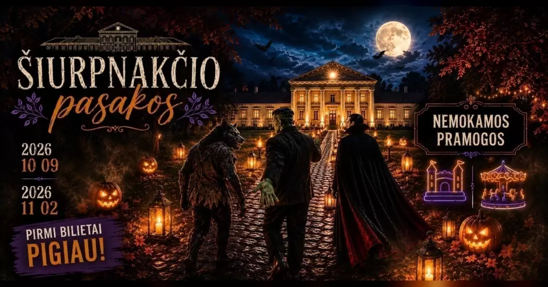 Pirkti bilietus Šiurpnakčio pasakos Taujėnai, Taujėnų dvaras Spalis 09 - Lapkritis 02
