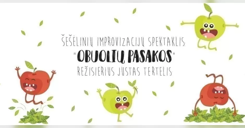 Pirkti bilietus Spektaklis visai šeimai | OBUOLIŲ PASAKOS Vilnius, Meno erdvės VILEIŠIO18 Lapkritis 28