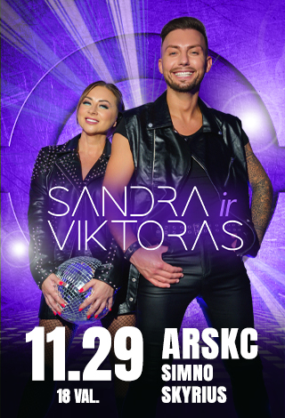 Buy tickets Sandra ir Viktoras | Simnas Simnas, ARSKC Simno skyrius November 29