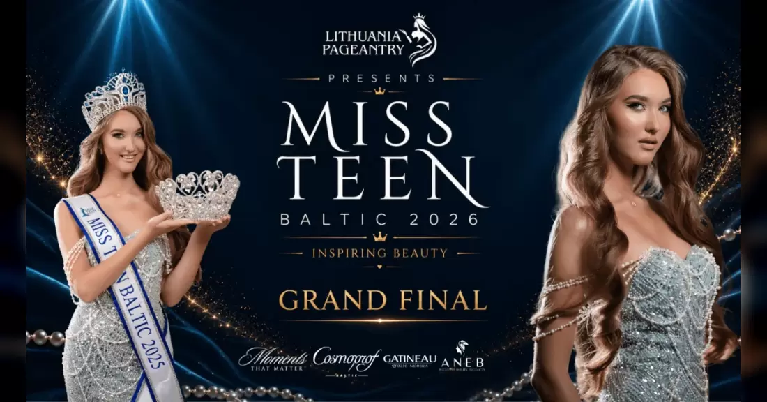 Pirkti bilietus MISS TEEN BALTIC 2026 Vilnius, Vilniaus lenkų kultūros namai (Teatro salė) Rugsėjis 20