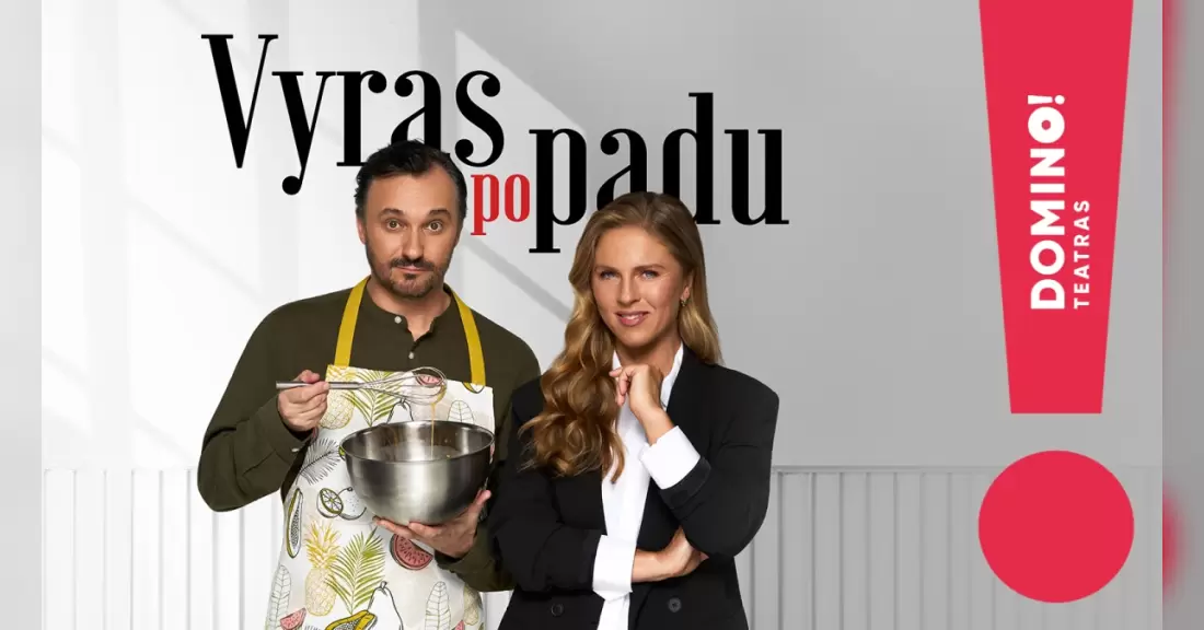 Pirkti bilietus DOMINO teatras | komedija VYRAS PO PADU Kaunas, KKC / Kauno Kultūros Centras Lapkritis 12