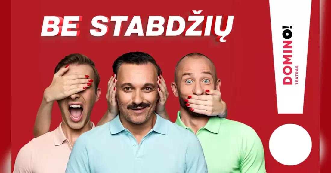 Pirkti bilietus DOMINO teatras | komedija BE STABDŽIŲ Vilnius, DOMINO teatras Lapkritis 24