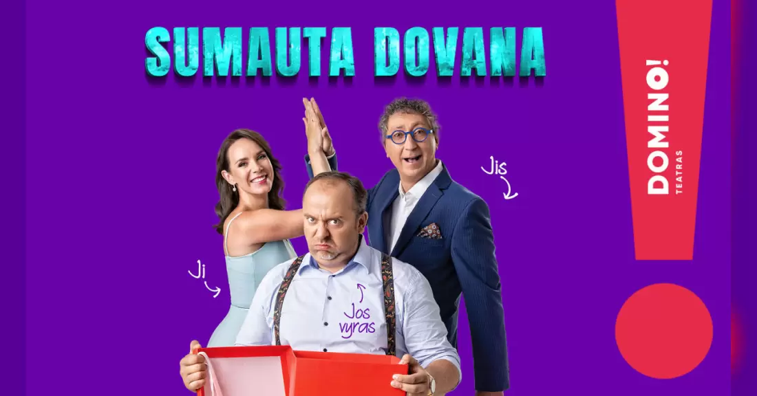 Pirkti bilietus DOMINO teatras | komedija SUMAUTA DOVANA Vilnius, DOMINO teatras Lapkritis 28