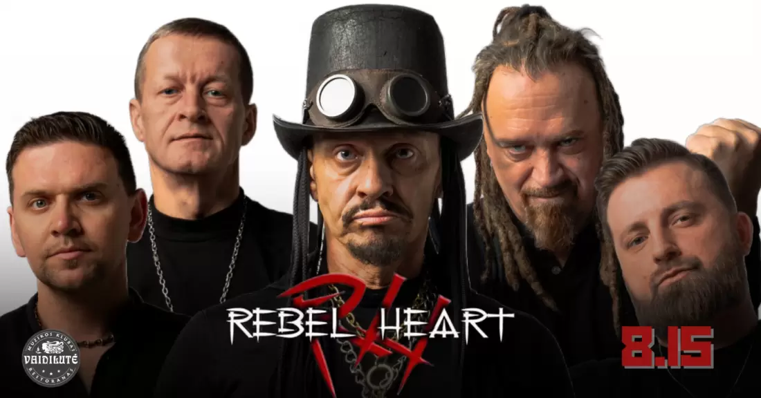 Buy tickets REBELHEART | VAIDILUTĖ | PALANGA Palanga, Vaidilutė August 15