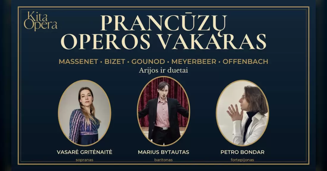 Pirkti bilietus Prancūzų operos vakaras Kėdainiai, Kėdainių krašto muziejaus daugiakultūris centras Spalis 17