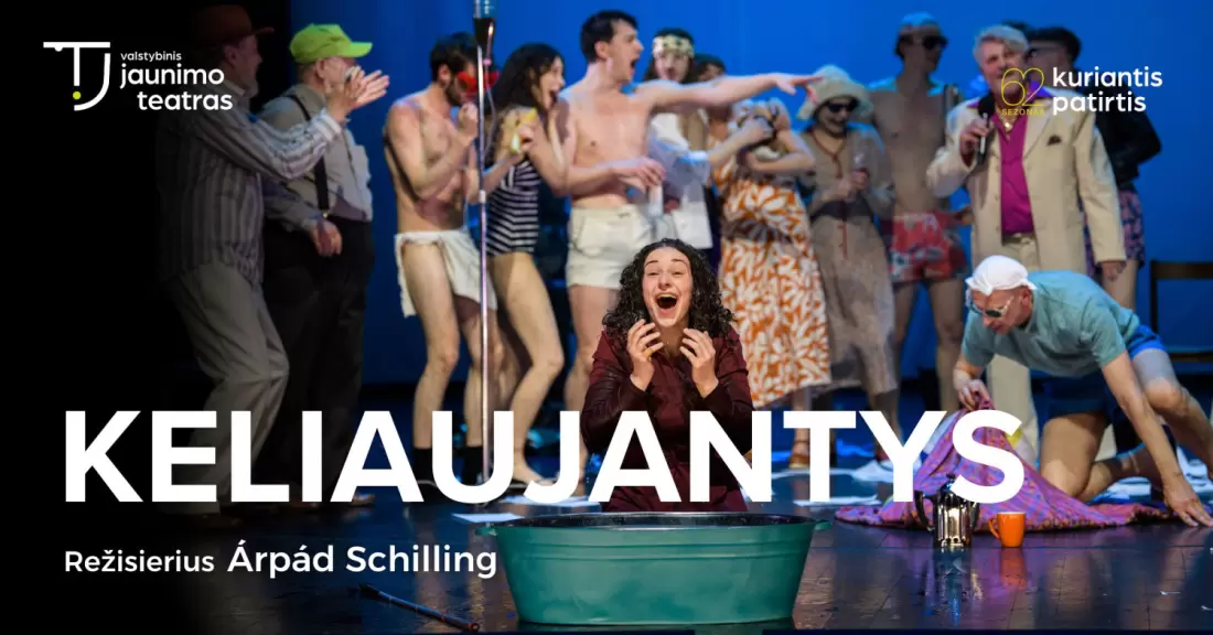Pirkti bilietus KELIAUJANTYS. rež. Árpád Schilling Vilnius, Valstybinis jaunimo teatras Gruodis 09