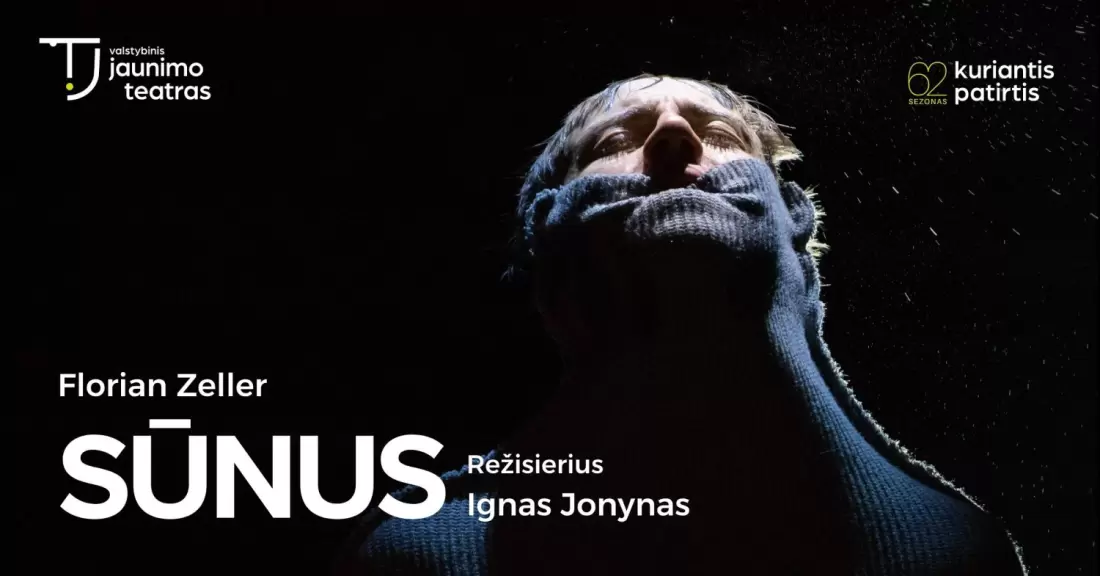 Pirkti bilietus SŪNUS. Rež. Ignas Jonynas Vilnius, Valstybinis jaunimo teatras Gruodis 11