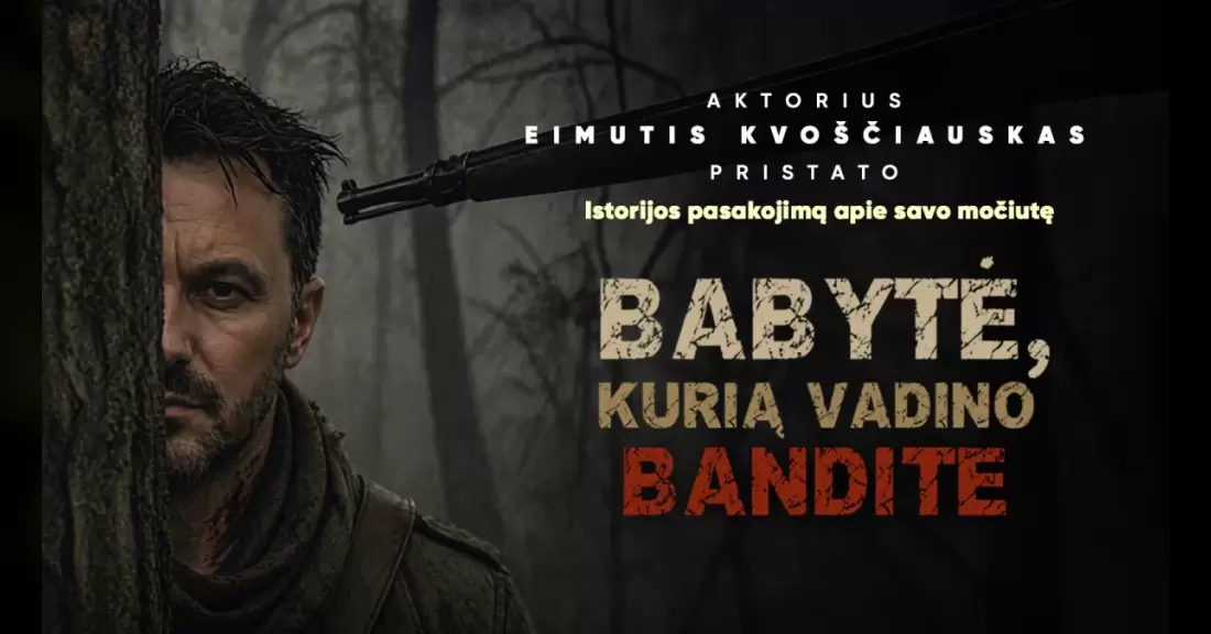 Pirkti bilietus Eimutis Kvoščiauskas | Babytė, kurią vadino bandite Kaunas, Kauno kino centras „Romuva“ Spalis 23