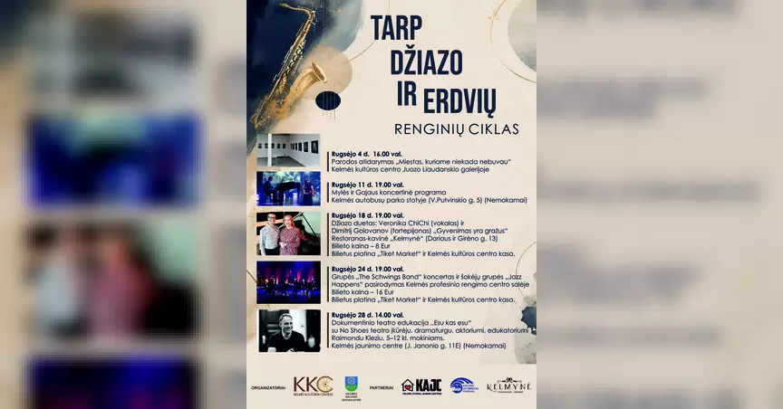 Pirkti bilietus Džiazo duetas: Veronika ChiChi (vokalas) ir Dimitrij Golovanov (fortepijonas) „Gyvenimas yra gražus“ Dariaus ir Girėno g. 13, Kelmė, Restoranas – kavinė „Kelmynė“ Rugsėjis 18