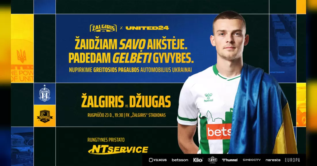Pirkti bilietus Top lygos rungtynės: FK Žalgiris - Džiugas Vilnius, Žalgirio namų stadionas Rugpjūtis 23