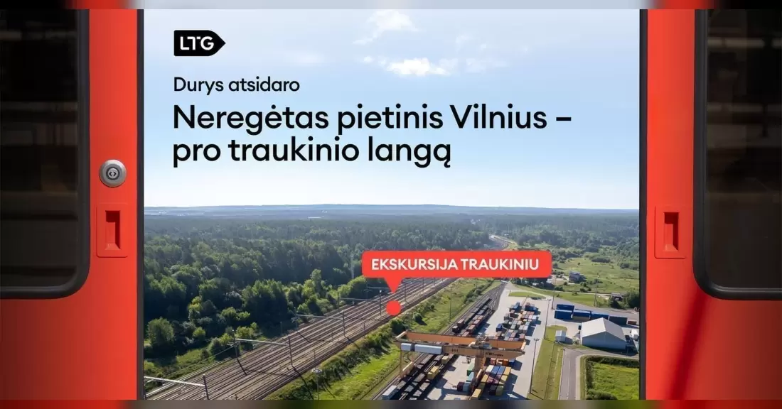Pirkti bilietus Neregėtas pietinis Vilnius – pro traukinio langą Vilnius, Peronas Rugsėjis 04